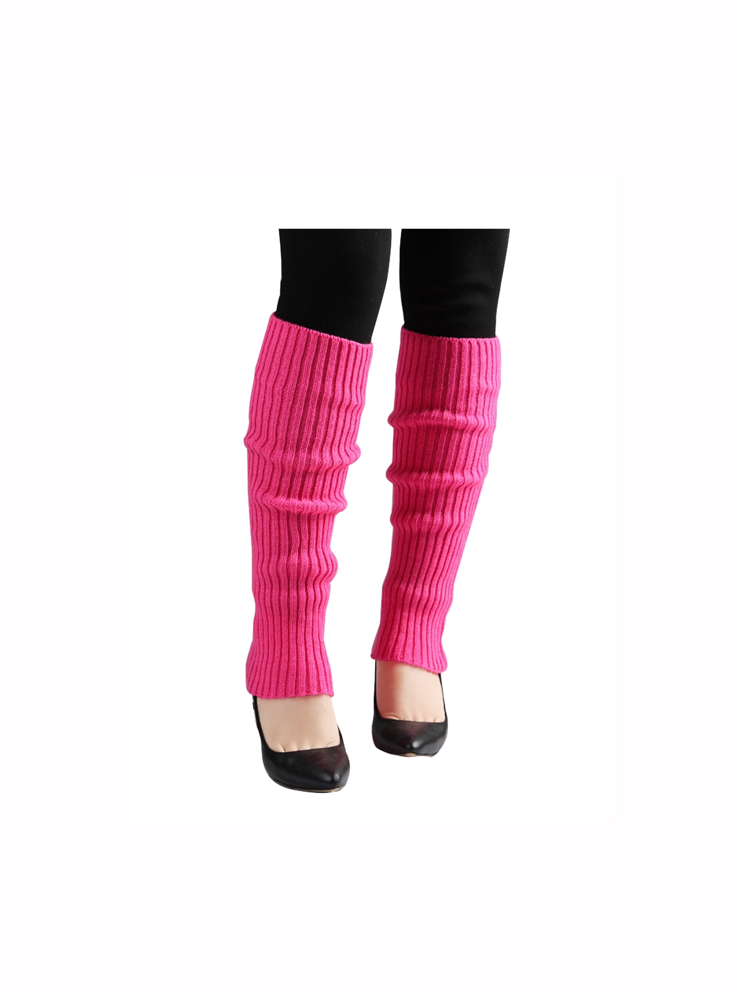 Allegra K Allegra K Women's Ruffled Cuff Over Knee Length Ribbed Knitted Leg Warmers Walmart