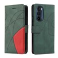 thumbnail image 4 of Compatible Motorola Edge X30 Case, Leather Wallet Case Stand View Magnetic Clasp Book Flip Folio Phone Cover - Green, 4 of 5