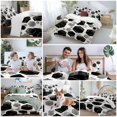 thumbnail image 6 of Black Grey Duvet Cover Set, Geometric Gold White Hexagon Modern Soft Duvet Cover Twin Size Bedding Set 4 Pieces, 1 Quiltcover and 2 Pillowcases with Zipper, 1 Bed Sheet for All Seasons, 6 of 9