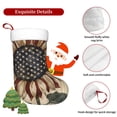 thumbnail image 5 of Naloa USA Sunflower Flag Christmas Stockings Decorations, Xmas Ornaments, DIY Personalized Farmhouse Decor for Home Family Party Tree, 5 of 7