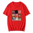 thumbnail image 3 of Camisetas de cantante chica en rojo, camiseta informal de manga corta para mujer/hombre, ropa de calle con estampado gráfico, camisetas suaves de algodón de verano, 3 of 5