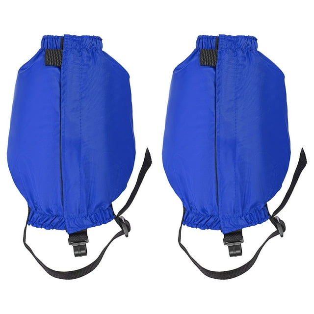 Gaiters de pierna Uxcell, cubiertas de zapatos impermeables, gaiter ajustable para botas de nieve, azul
