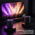 thumbnail image 3 of Portable Bluetooth Speaker Beach Vacation Essentials: Powerful Crystal Clear Sound/Dynamic Light/IPX5 Waterproof/All Day Playtime/BT 5.3/TWS Paring, Small Wireless Speaker for Outdoor|Travel|Camping, 3 of 9