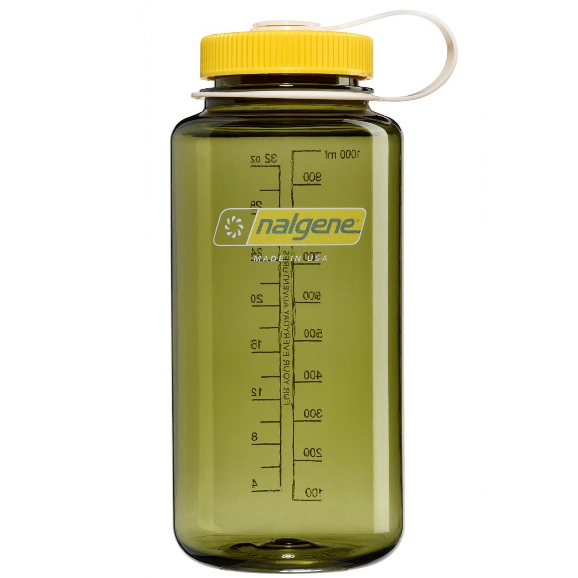 Nalgene Sustain 32 oz. Wide Mouth Water Bottle - Olive - Walmart.com