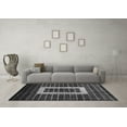 thumbnail image 3 of Ahgly Company Indoor Square Abstract Gray Modern Area Rugs, 5' Square, 3 of 4