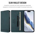 thumbnail image 3 of Magnetic Phone Case For iPhone 16e 6.1-inch with RFID Blocking,Magnetic Closure,Card Slots,Cash Slot,Kickstand,Shockproof Flip Folio Protective Phone Case,Blue,For iPhone 16e, 3 of 10