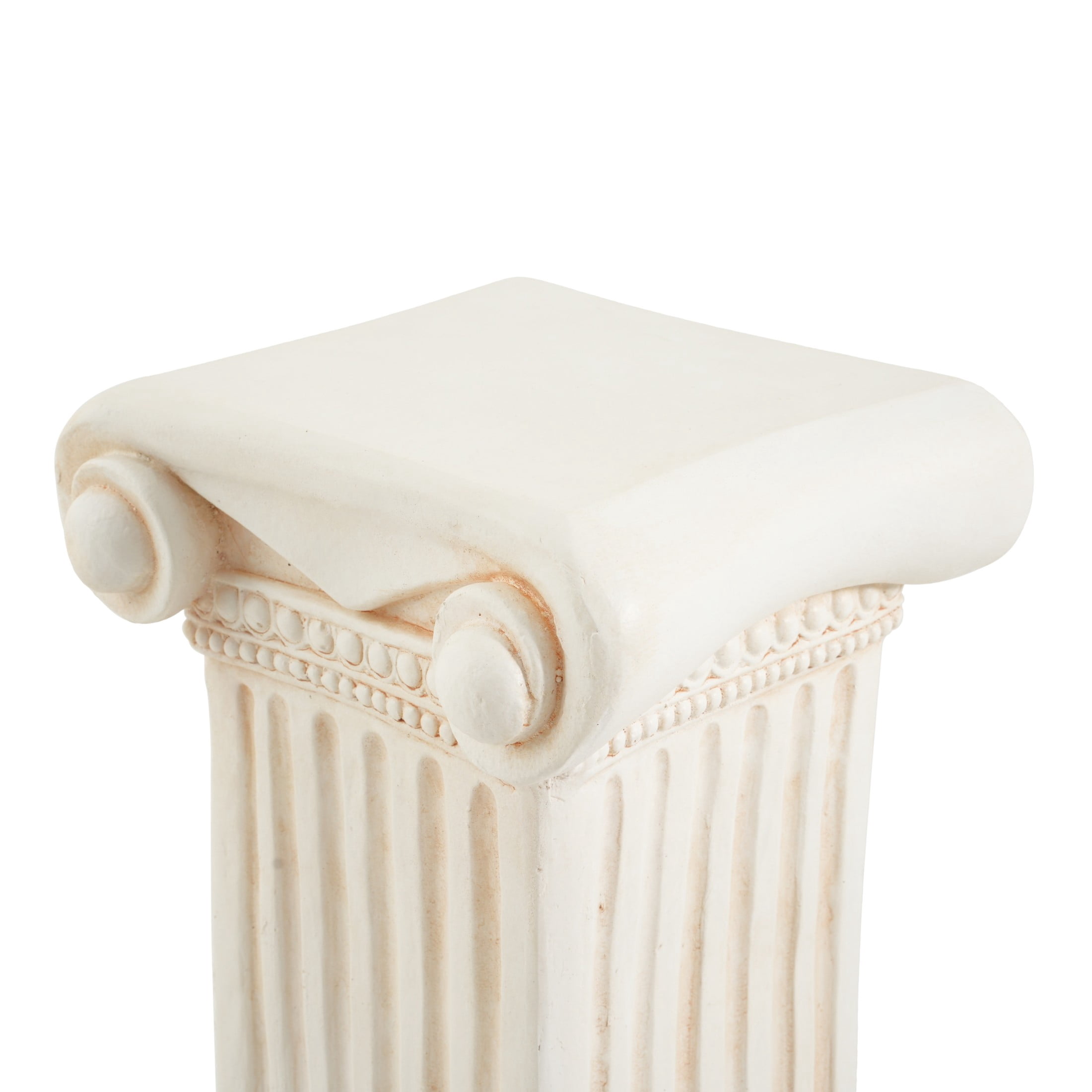 Christopher Knight Home 18.11" MGO Roman Column Stand, Decorative Plants & Flowers Pedestal, Antique White
