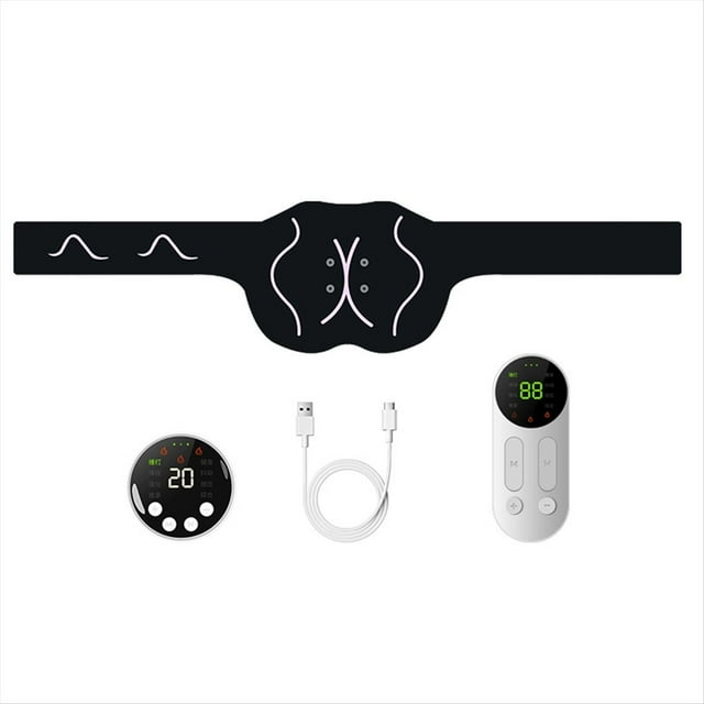 Estimulador Muscular Cadera, Entrenador Eléctrico Cadera, Masajeador Levantamiento Muscular, Cinturón Ejercicio EMS, Cinturón Ejercicio para Glúteos E57 con Control Remoto.