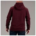 thumbnail image 2 of VORTEX Adult Male Core Logo Comfort Hoodie, Color: Burgundy Heather, Size: XL, 2 of 4