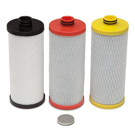 Sink Cartridge Set - Hahn 3 Cartridge 600 Gallon Under Sink Replacement Filter (Set of 3)