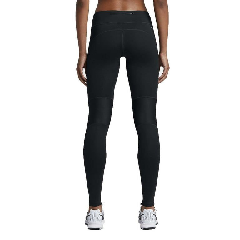 Nike Women's Dri-Fit Power Racer Running Tights-Black/Red