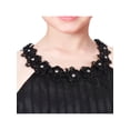thumbnail image 6 of Girls Dress Black Lace Glove Rhinestone Halter Formal Party Ball Gown 10 Years, 6 of 9