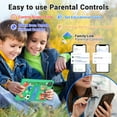thumbnail image 3 of Contixo 10" Kids Tablet, 2025 Model, 80 FREE Disney eBooks, 32GB, Educational Android Tablet for kids 3-12, Parental Controls, Kid-Proof Case with Kickstand, Android 13 - Green, 3 of 9