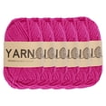 thumbnail image 4 of Uxcell 6Pcs Crocheting Yarn, 1.8mm Rose Red 5 Ply Acrylic Yarn 150g Sport Weight Yarns Bulk Soft and Fluffy Yarns for Knitting DIY Crochet Handicraft Blankets Gift, 328 Yards Total, 4 of 4