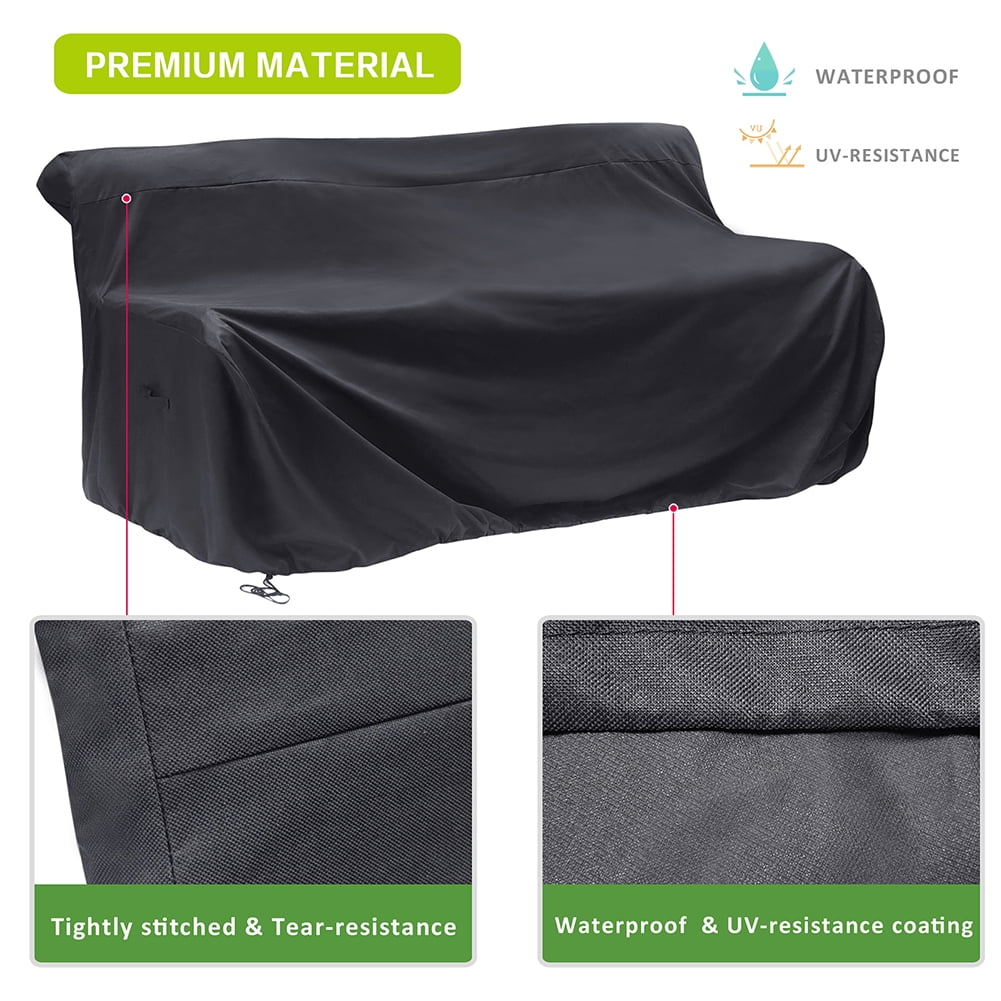 Kadyn Outdoor Furniture Sets Cover, Patio Conversation Sofa Cover for Outdoor, Waterproof Furniture Sets Cover, Black Kadyn Outdoor Furniture Sets Cover, Patio Conversation Sofa Cover for Outdoor, Waterproof Furniture Sets Cover, Black