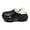 Black, variant on Women's Platform Lined Clogs Cozy Plush Winter Warm Wedge Clogs Non-Slip Indoor and Outdoor Casual Shoes