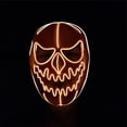 thumbnail image 1 of Cosplay Mask Pumpkin Head LED Full Face Costume Mask Head Mask for Halloween, 1 of 4
