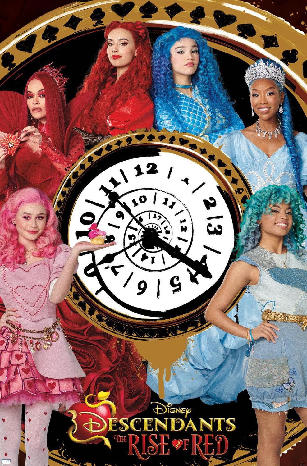 Disney Descendants: The Rise of Red - Group Wall Poster, 22.375" x 34"
