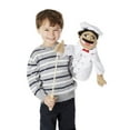 thumbnail image 2 of Melissa & Doug Chef Puppet with Detachable Wooden Rod (Puppets & Puppet Theaters, Animated Gestures, Inspires Creativity, 15” H x 5” W x 6.5” L), 2 of 5
