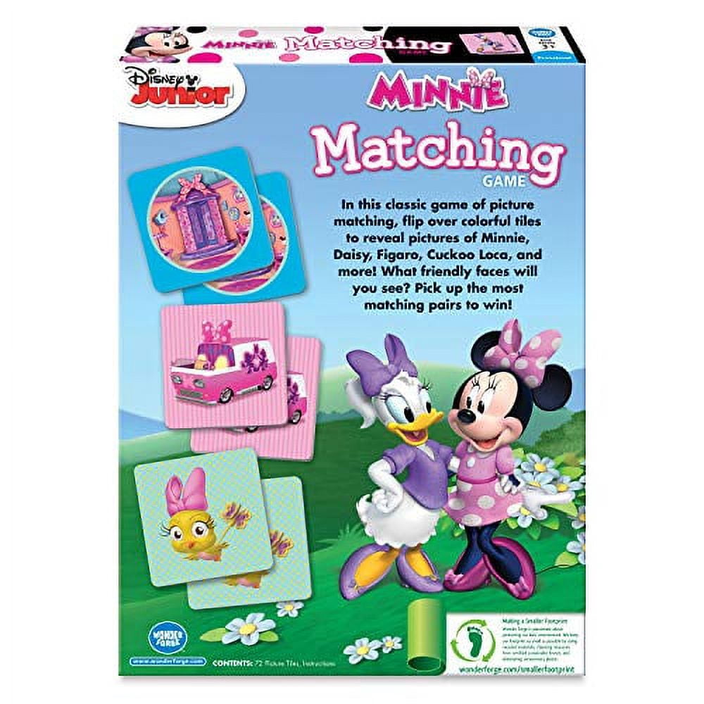 Wonder Forge Disney Junior Minnie Matching Game,Multi-Colored