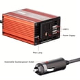 thumbnail image 1 of HLONK 1pack Mini Car Power Inverter  150W Vehicle Inverter 12V DC To 110V AC Converter Car Adapter  Easy To Travel  For Plug And Socket  With 3.1A Dual USB Car Charger  Suitable For Lapto, 1 of 6