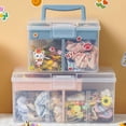 thumbnail image 4 of ziyahi Stay Neat And Tidy Large Capacity Storage Boxes Multifunctional PP Pink （S）, 4 of 6