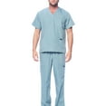 thumbnail image 5 of Dagacci Medical Uniform Unisex Scrubs Set Scrub Top and Pants, 5 of 5