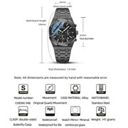 Chenxi Fashion Business Mens Watches Top Luxury Brand Quartz Watch Men Stainless Steel Waterproof Wristwatch Relogio Masculino - Quartz Wristwatches