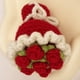 thumbnail image 4 of Mini Ramo de Flores de Ganchillo, Flores Tejidas A Mano, Hecho A Mano, Joyería, Colgante de Muñeca, Accesorios, 4 of 10