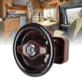 thumbnail image 1 of Serrure de Porte Ronde pour Salle de Bain RV Bouton Rond avec Clé Étanchéité Intimité pour Camping-Car Camping Yachts Navires, 1 of 7