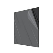 AdirOffice black opaque plexiglass acrylic sheet 24" x 24" x 1/8", black