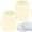 Beige, variant on Metal Salt Pepper Dredge Shakers - With Handle - Seasonings Spice Shakers With Holes and Lids - 10 Ounce, 2pcs