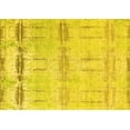 thumbnail image 1 of Ahgly Company Machine Washable Indoor Rectangle Oriental Yellow Industrial Area Rugs, 7' x 9', 1 of 4