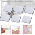 thumbnail image 1 of 6 Pcs Shower Curtain Clips Windproof Splashproof Self Adhesive Shower Curtain Weight Clip Used To Fix Shower Curtains Tue88, 1 of 5