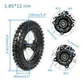 thumbnail image 2 of 630mm Front Forks + Rear SwingArm Kit 14" 12" Complete Wheel 80/100-12 60/100-14 Tire and Rim Disc Brake Assembly for Dirt Pit Bike Apollo CRF50 SSR 70cc 110cc Taotao DB14 DB17 XR70, 2 of 9