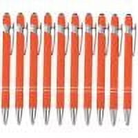 TIMIFIS 10Pcs Gel Ink Pens, 0.5Mm Fine Point Black Ink Pens Premium Retractable Metal Ballpoint Pen Study Journaling Supplies Starting Season Gifts fors