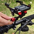 thumbnail image 5 of Bike Phone Mount - Easy Installation, Adjustable Size (2.6-3.74"), Shock-absorb Quick Release & 360° Rotation For All Phones, 5 of 10
