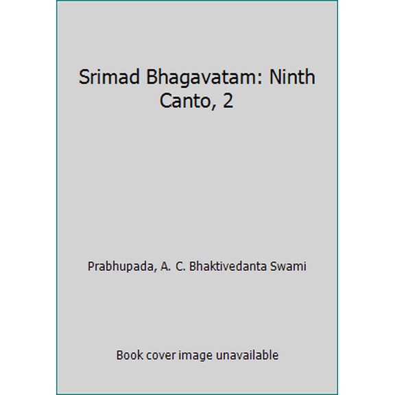 Pre-Owned Srimad Bhagavatam (Hardcover) 0912776951 9780912776958