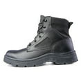thumbnail image 3 of Ridge Men 6" Leather Non-Slip Tactical Military Work Black Shoe Boot, S14, 3 of 8