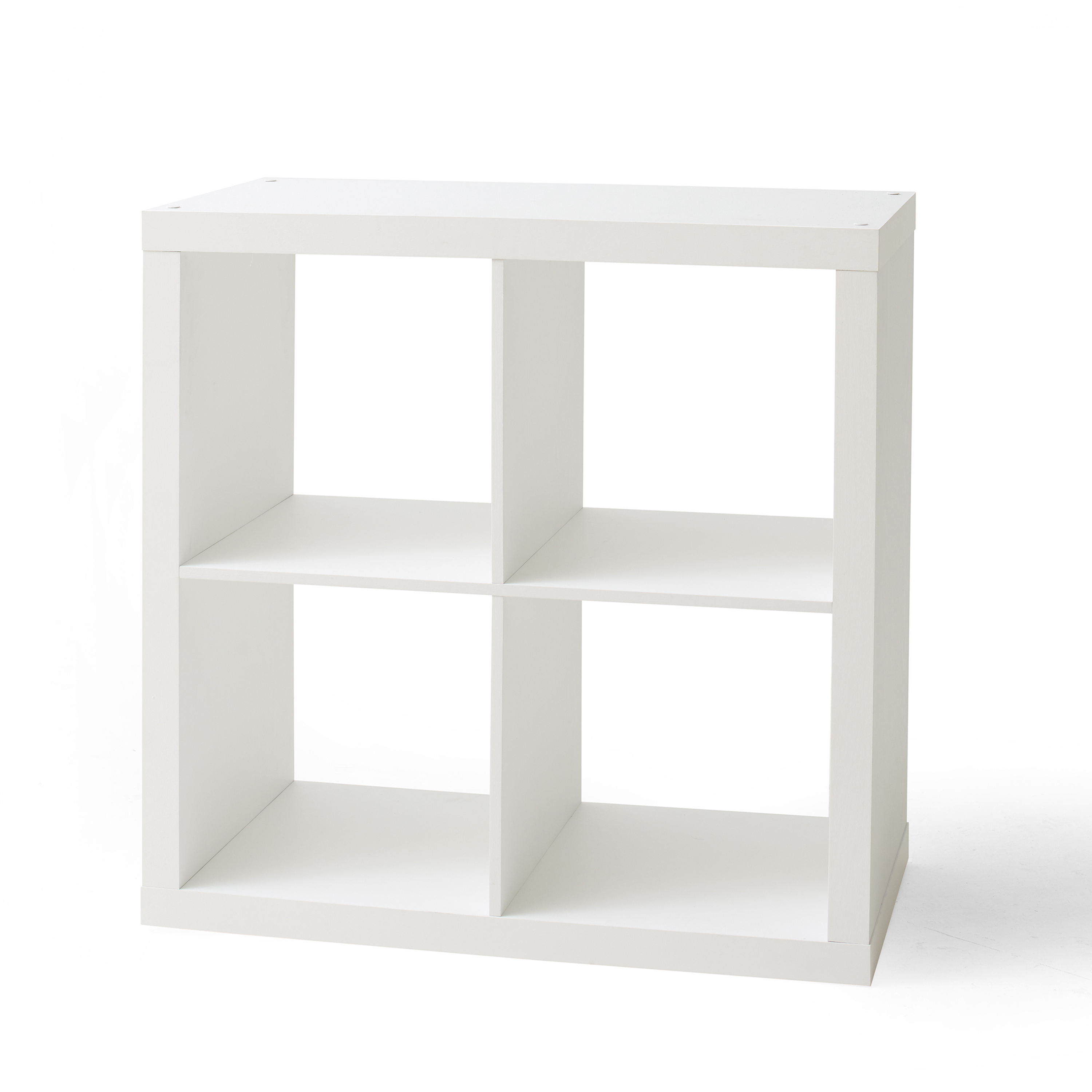 Better Homes & Gardens 4-Cube Storage Organizer, White Texture - image 3 of 7