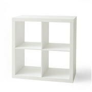 Better Homes & Gardens 4-Cube Storage Organizer, White Texture