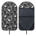 thumbnail image 6 of POLERO Skull Sunflower Car Seat Towel Cover, Terry Cloth Slip Resistant Protector for Suvs, Trucks, Vans and Daily Driving Use, 6 of 7