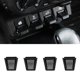 thumbnail image 1 of 4 cubiertas para botones de interruptores de ventana, fáciles de instalar, duraderas, portátiles, profesionales, prácticas, accesorio de repuesto. Negro, 1 of 8