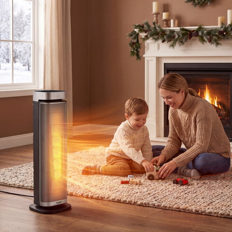 Better Homes & Gardens 23-Inch Black Tower Heater photo 3