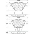 thumbnail image 3 of StopTech Street Touring 11-12 BMW Z4 (E86) Front Brake Pads Fits select: 2013-2014 BMW X1, 2007-2013 BMW 335, 3 of 4