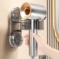 thumbnail image 2 of Sinyiin No Drill Suction Cup Wall Mounted Hair Dryer Holder Bathroom Storage Organizers For Shower Kitchen Waterproof, 2 of 15