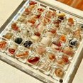 thumbnail image 7 of Acrylic Seashell Display Box, 36/64/100 Grids Acrylic Organizer Box Stackable, Seashell Storage Box, Clear Acrylic Diamond Gemstone Beads Storage Display Organizer Box, 7 of 7