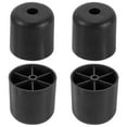 thumbnail image 1 of Patas de Muebles Uxcell, patas de plástico redondas de 2"x 2" para sofá y silla, paquete de 4, 1 of 6