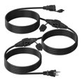 thumbnail image 1 of Cable de alimentación BN-LINK 7,5 m 3 tomas calibre 16/3 SJTW negro, 1 of 7