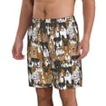 thumbnail image 2 of Naloa Cute Puppy Men's Beach Shorts, Surfing shorts, Swim trunks, Quick Dry Swim Trunks for Surfing Beach Fun - 3X-Large, 2 of 9